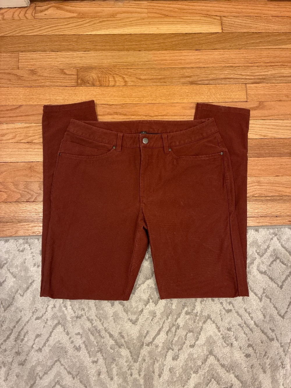 lululemon athletica Men’s ABC Slimfit Jeans Rust Brown